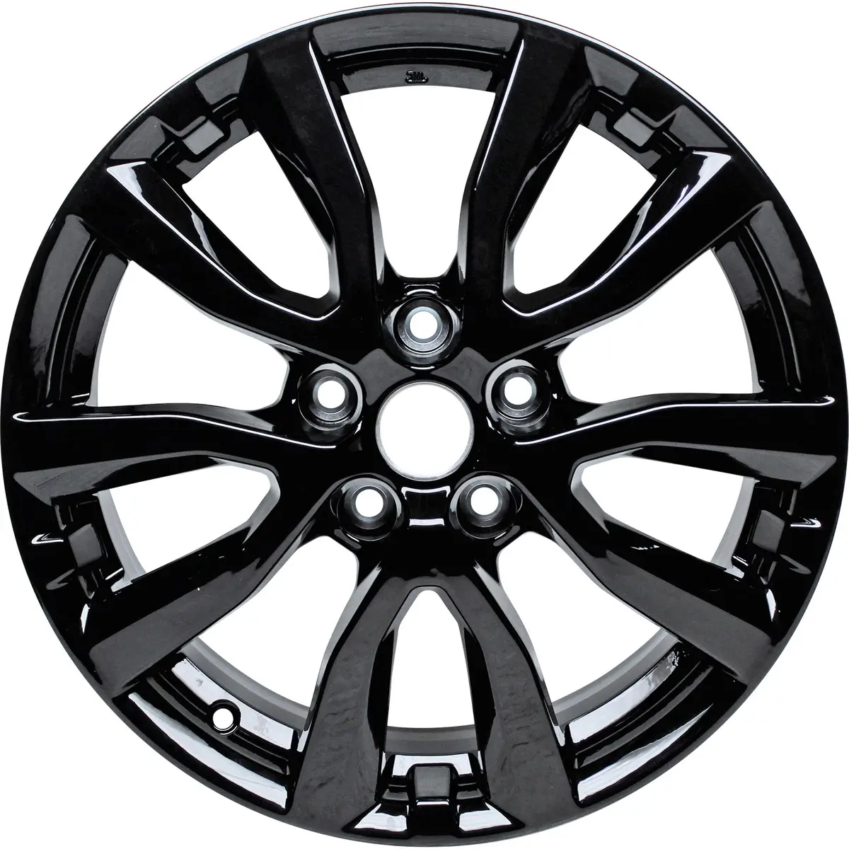 New 17" 2017-2020 Nissan Rogue Black Replacement Alloy Wheel - 62746 1