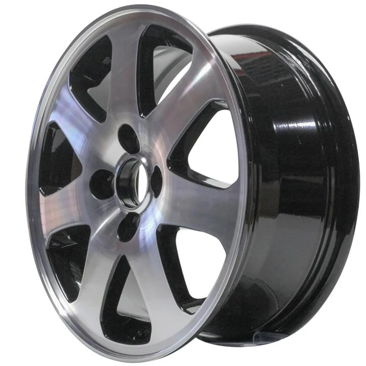 New Set Of 4 15" 1999-2005 Honda Civic Reproduction Alloy Wheels - Machine Black 2