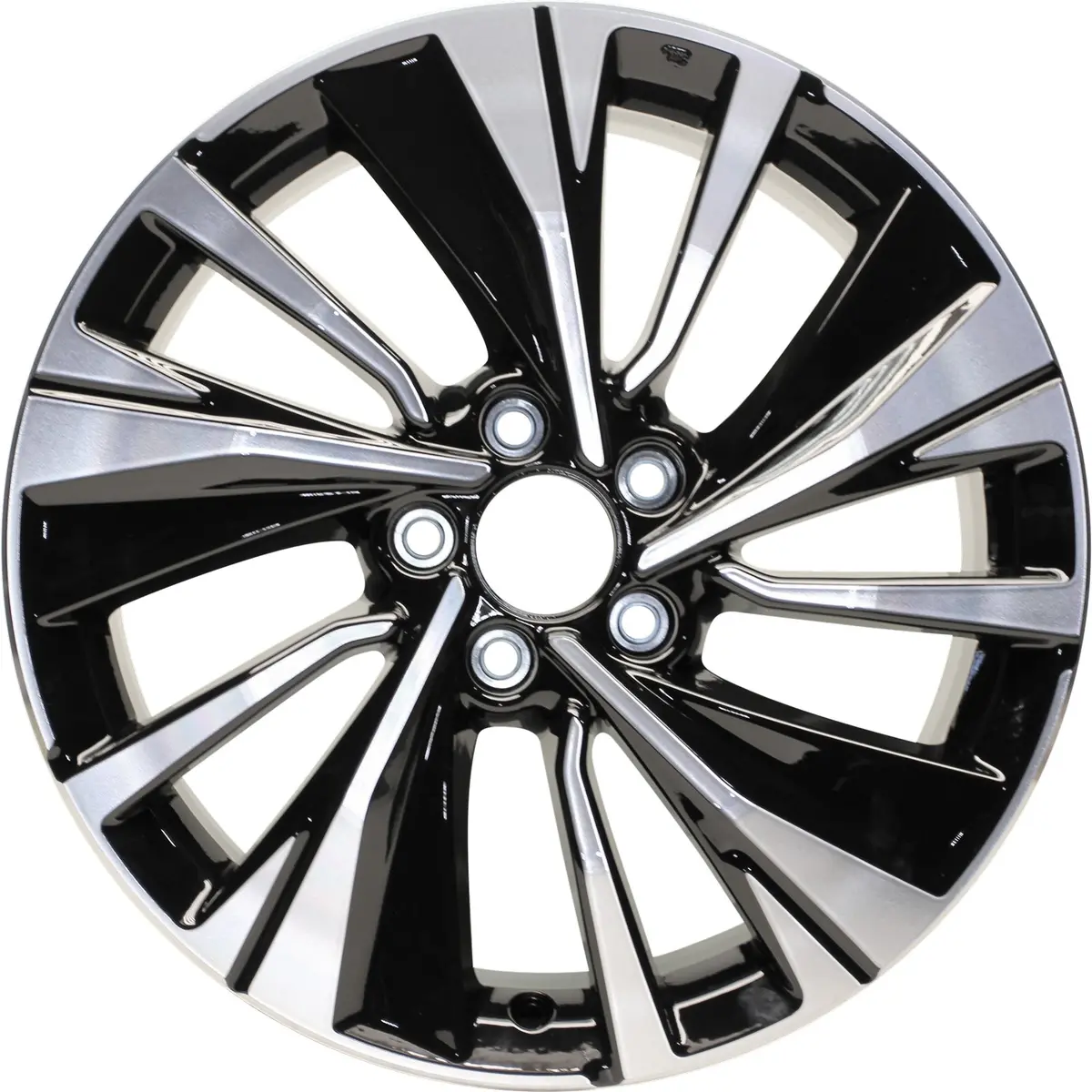 New 18" 2016-2017 Honda Accord Black Machined Replacement Alloy Wheel - 64081 1