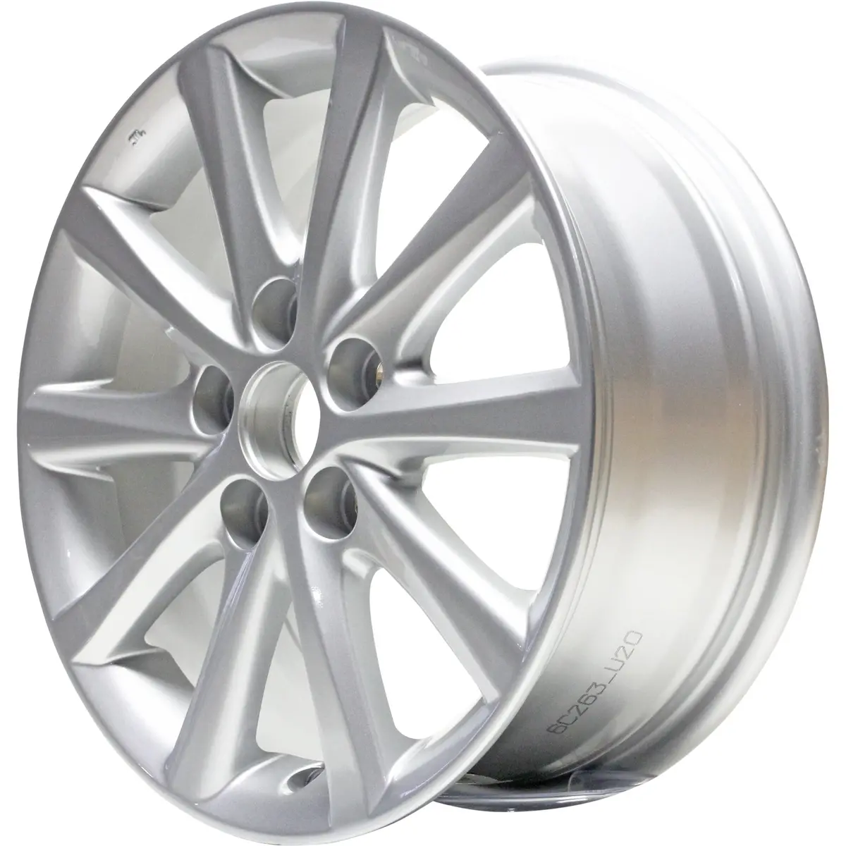 Set Of 4 New 16" 2010-2011 Toyota Camry Silver Replacement Alloy Wheels 2
