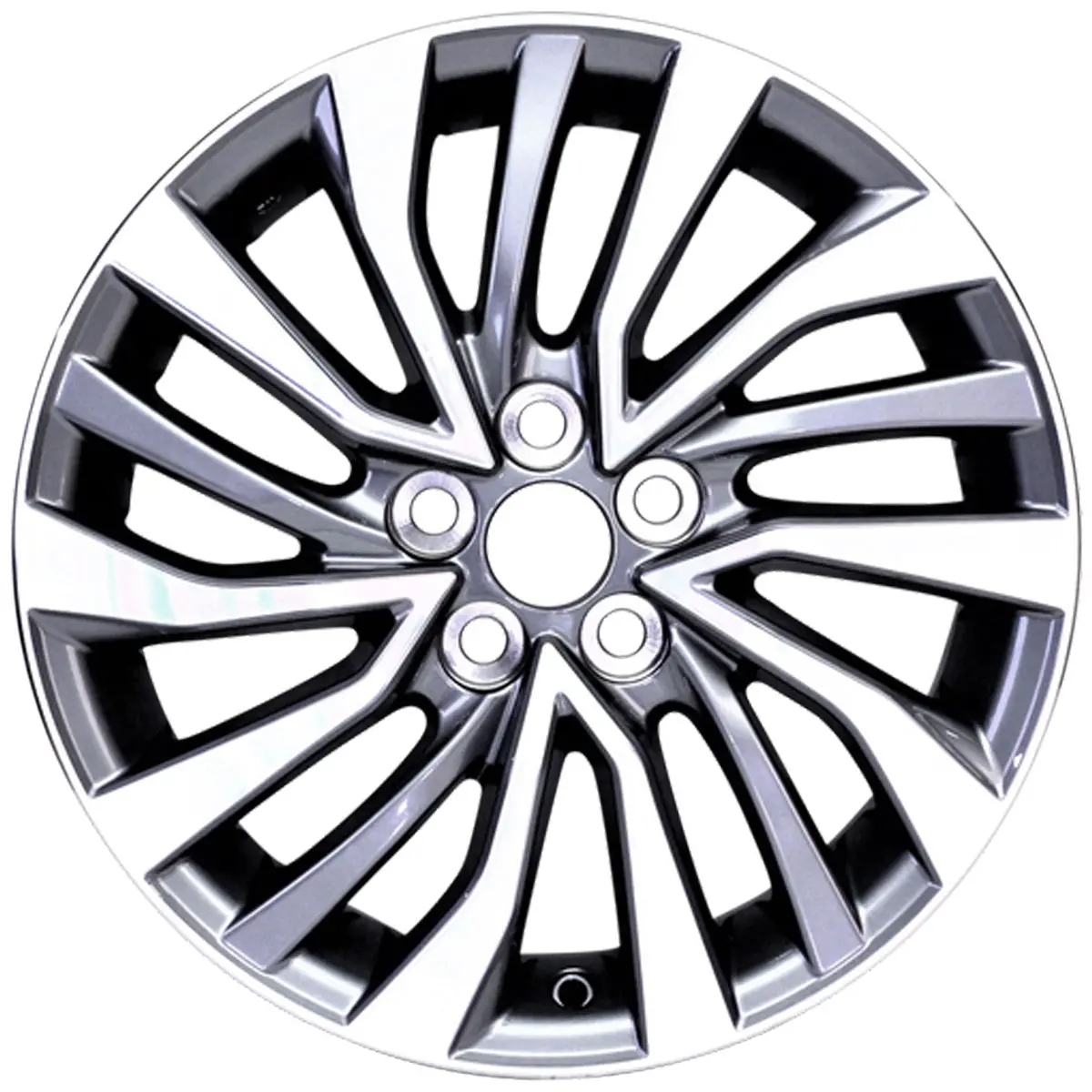 Set Of 4 New 16" 2017-2019 Toyota Corolla Machine Grey Replacement Alloy Wheels 1