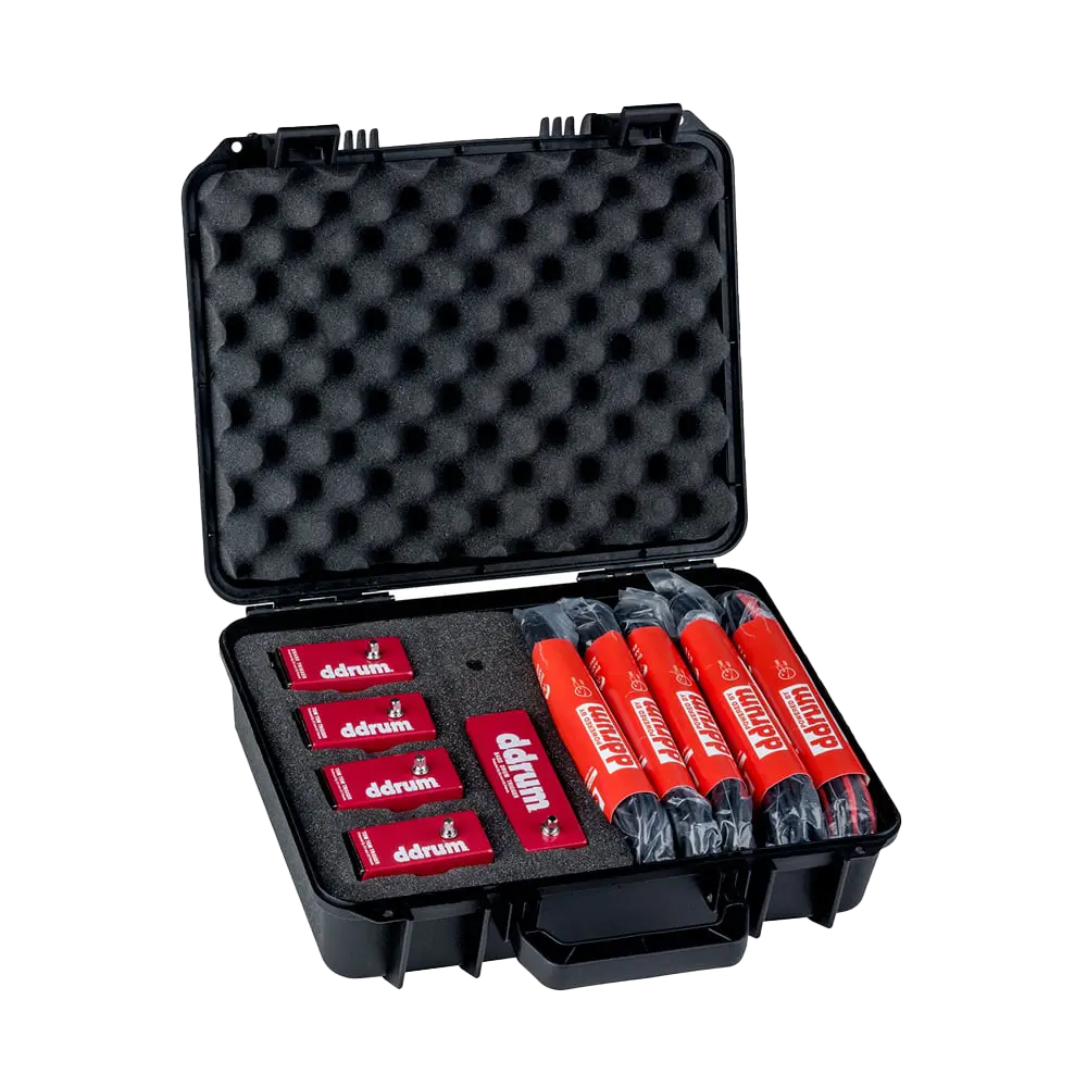 Ddrum Acoustic Pro Trigger Tour Pack With Carrying Case 1