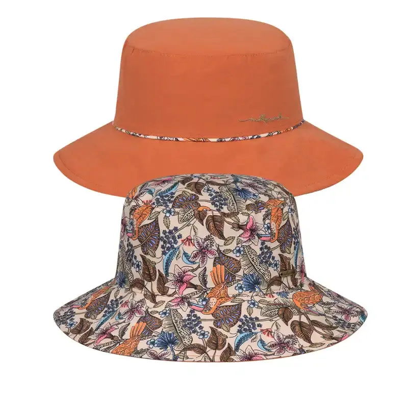 Millymook Girls Reversible Ponytail Hat - Amber 1