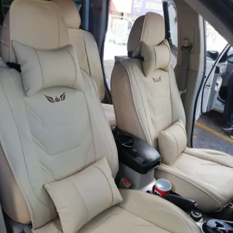 Forro De Asiento Pu Cuerina New Tech-Beige 1