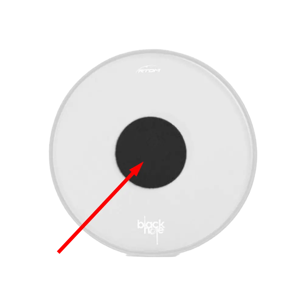 Black Hole Patches 4" For Toms/Snares 1