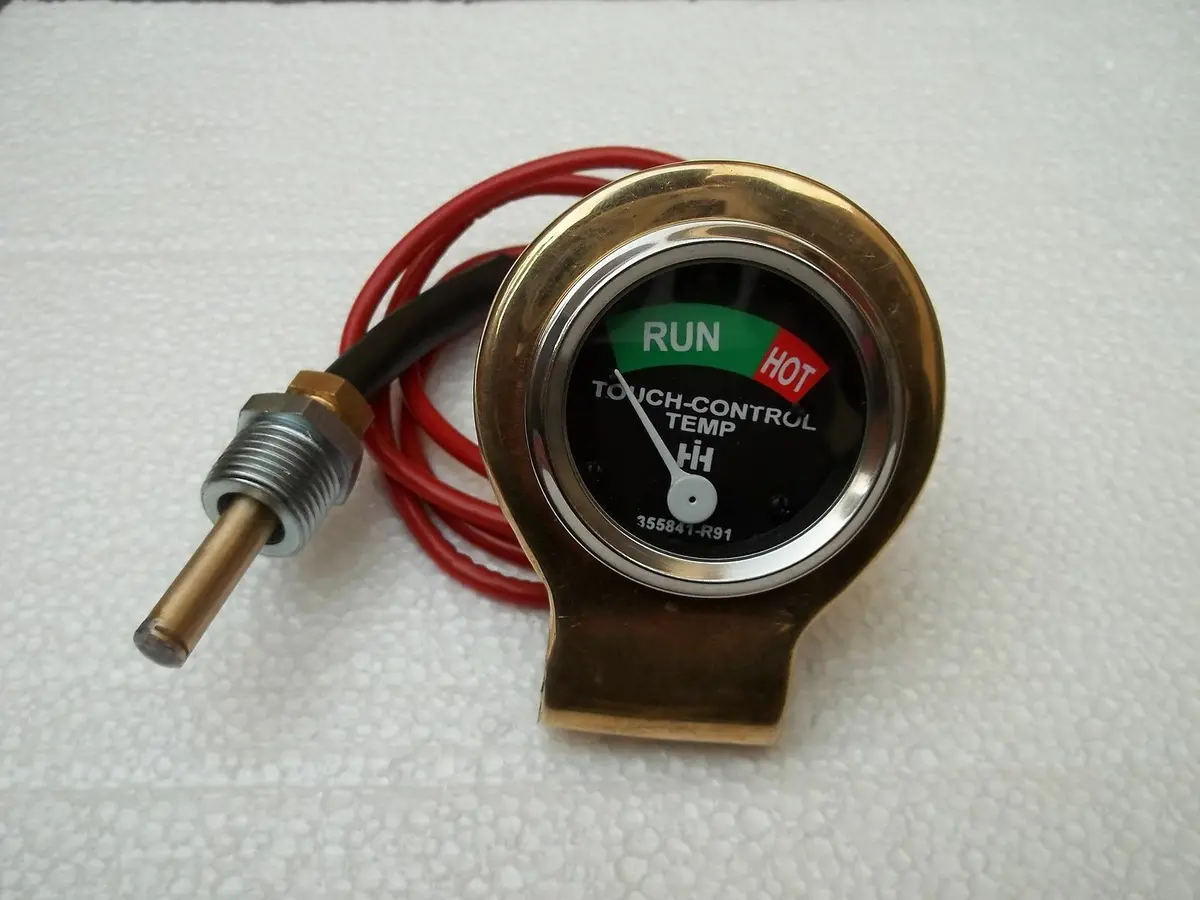 Hydraulic Temperature Gauge For Farmall Ih Tractors 200 100 140 130 Super A C 1
