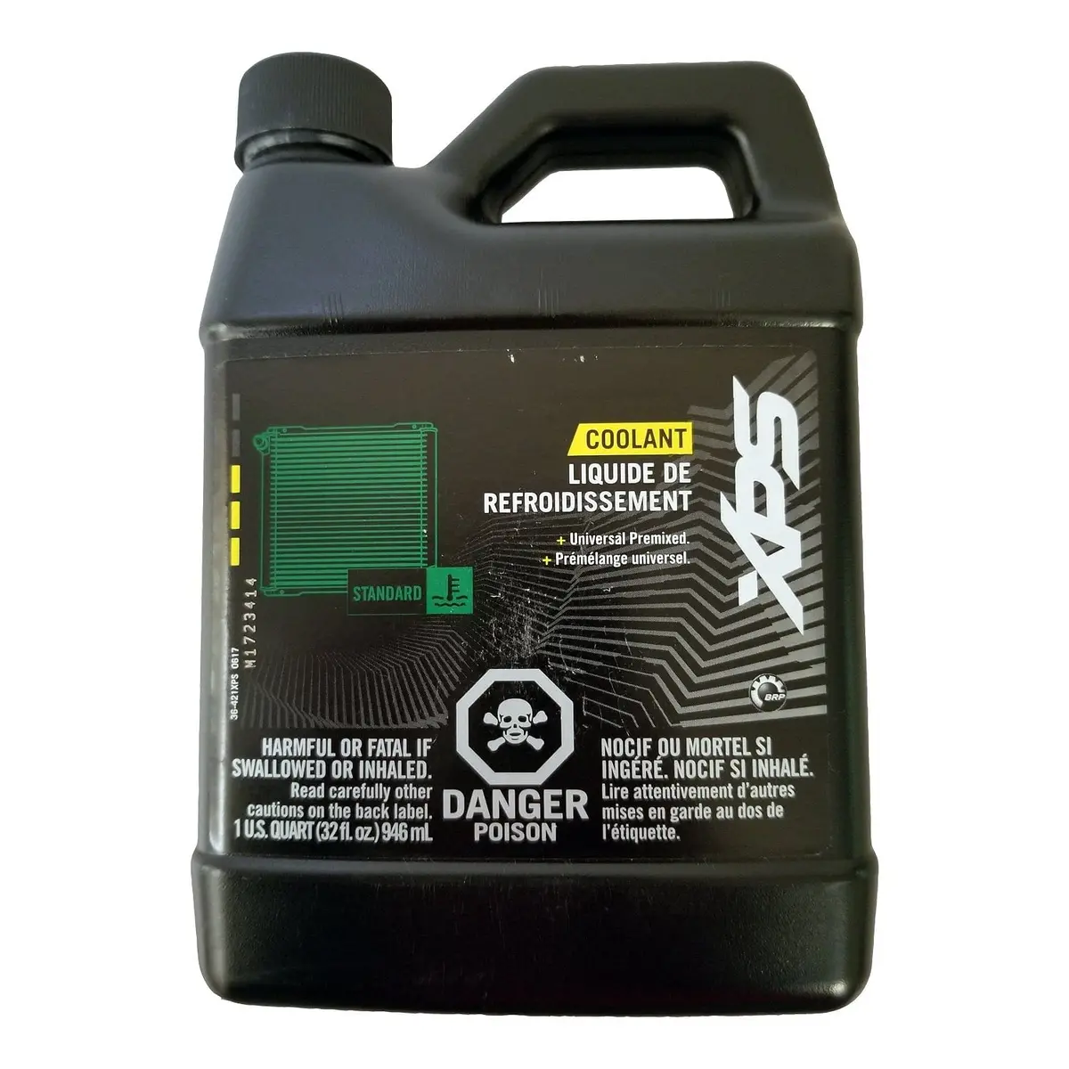 Brp/Can Am Universal Pre-Mixed Green Coolant Quart 1