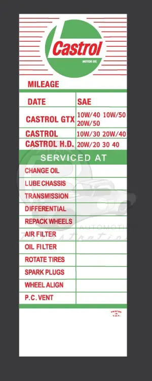 Castrol Service 1