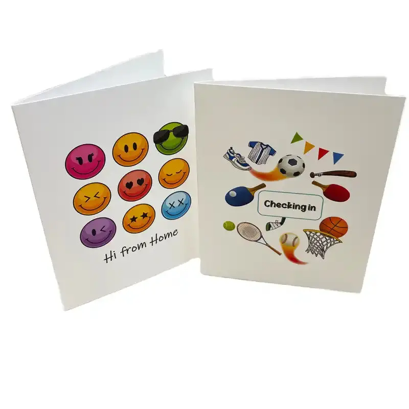 News-From-Home Cards  - Checking In 1