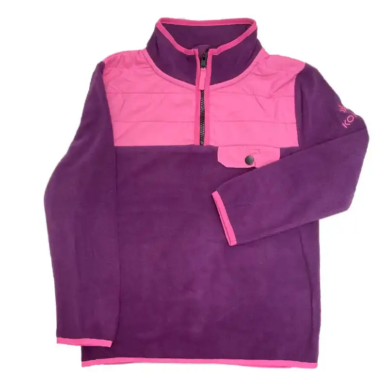 Youth Cozy Fleece Zip-Up Jacket - Image 4