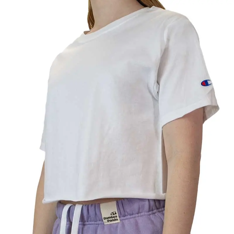 Champion Girl's Cropped Cotton Tee 1