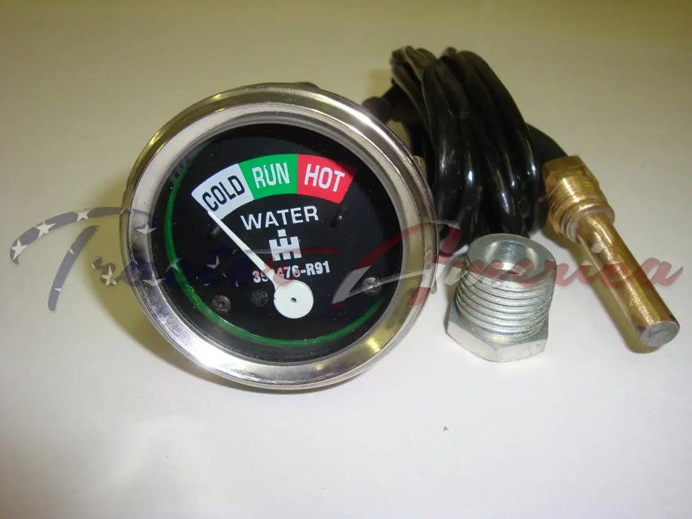 Temperature Gauge 72" Fits Farmall Ih Sc 200 300 340 Gas 350 400 450 393476R91 1