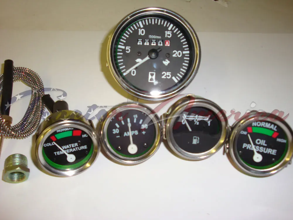 Tachometer Gauge Set For Massey Ferguson Tractor Mf35 Mf50 Mf65 Mf135 Mf150 165 1