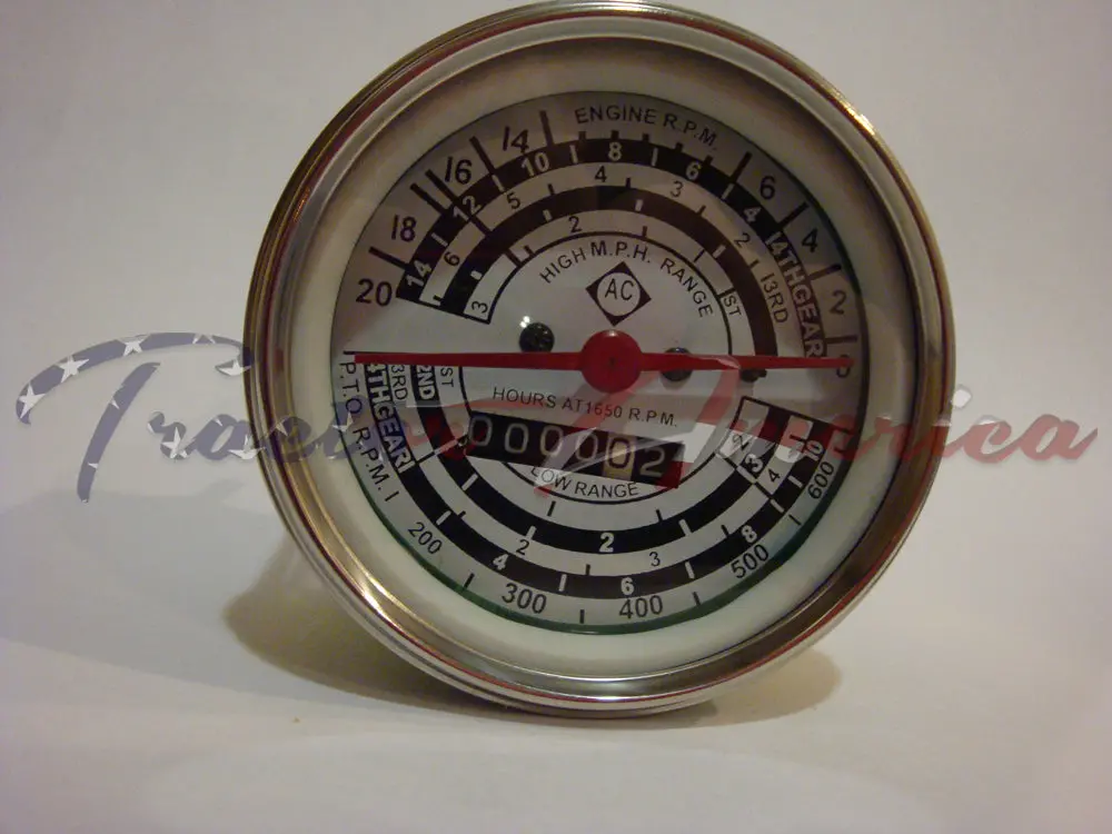 Tachometer For Allis Chalmers Ac D14 D15 Gas D17 I-40 I-40 70229755 229755 1