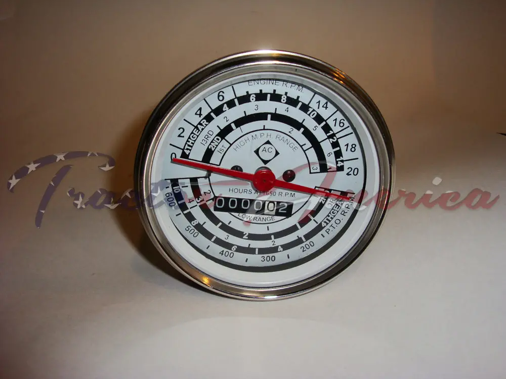 New Tachometer For Allis Chalmers D17 Diesel Clockwise 70230062 70242374 0230062 1