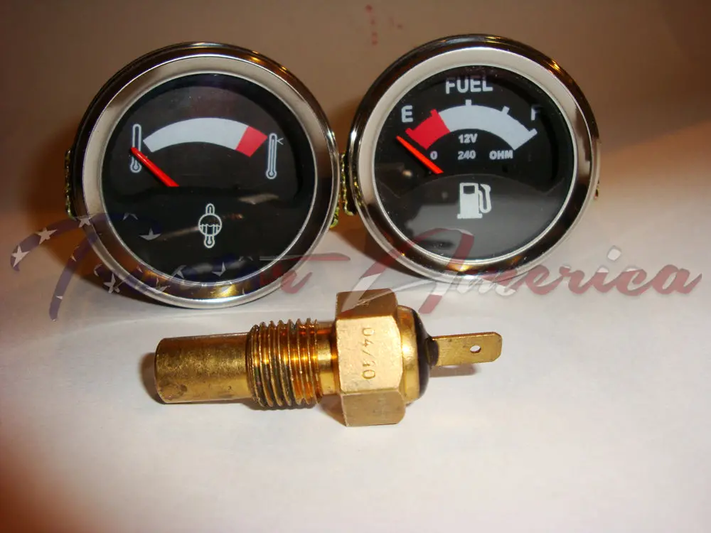 Temp & Sender Fuel Gauge For David Brown 770 780 880 990 995 1200 1210 1212 1410 1