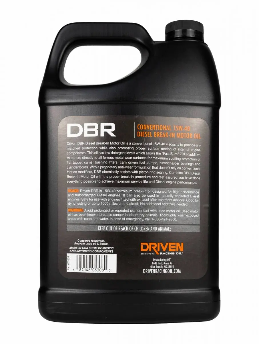 Dbr 15W-40 Conventional Diesel Break-In Oil 2