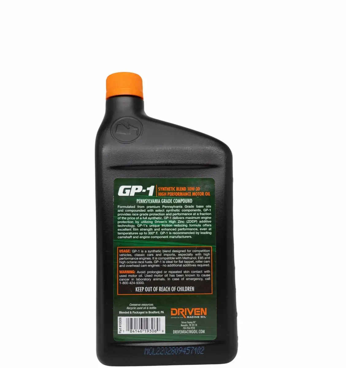 Gp-1 10W-30 Synthetic Blend High Performance Oil 2