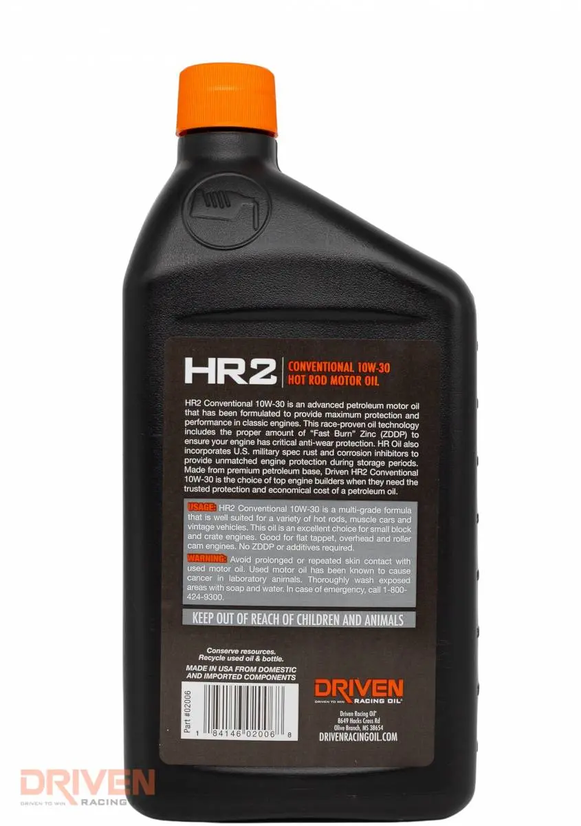 Hr2 10W-30 Conventional Hot Rod Oil 2