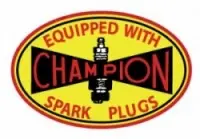 Early Champion Spark Plug Decal 1