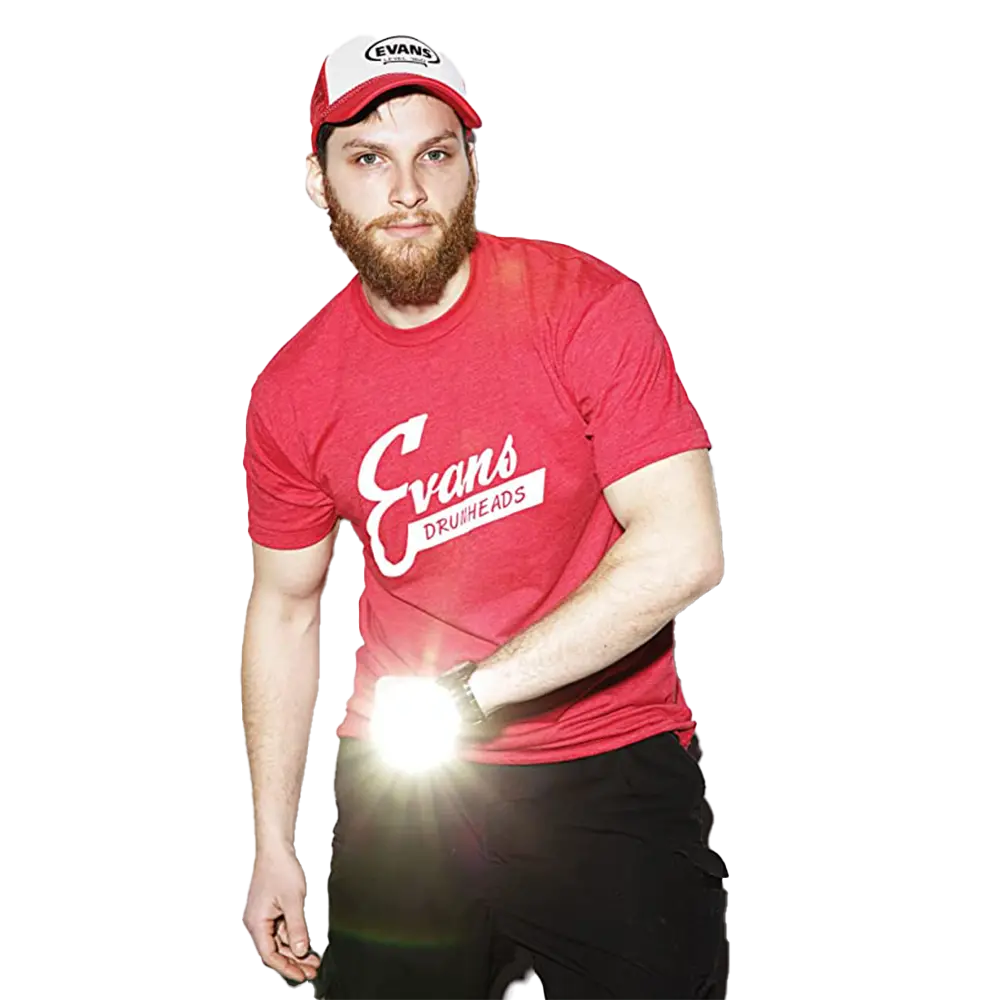 Evans Vintage Logo Red T-Shirt 1
