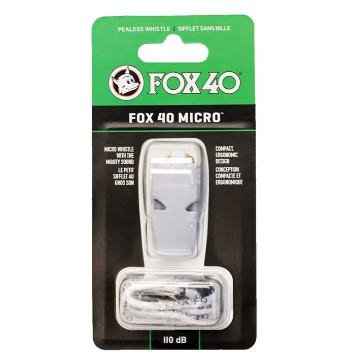 Fox 40 Micro Pealess Whistle W/ Lanyard 7