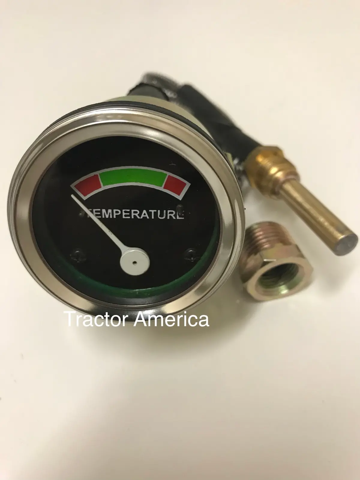 Temp Gauge Fits Ford Tractors Naa 600 800 900 2000 4000 Chrome Bezel C3nn18287a 1