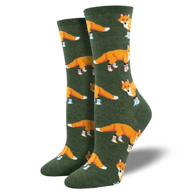 'Socksy Foxes' Women's Printed Socks 1