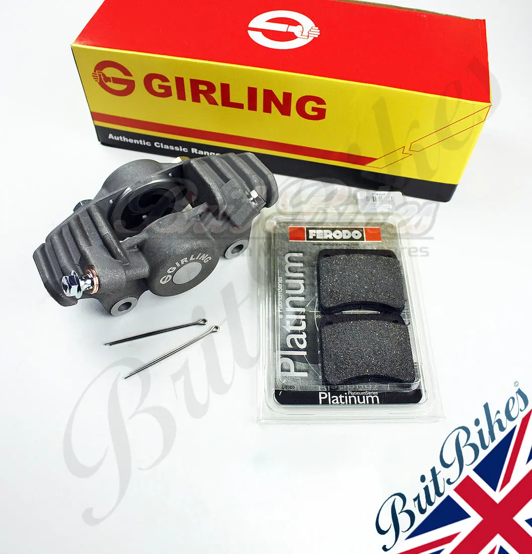 Girling Brake Caliper Cp2696 & Ferodo Pads Bsa Triumph  - 60-4101, 99-2769 1