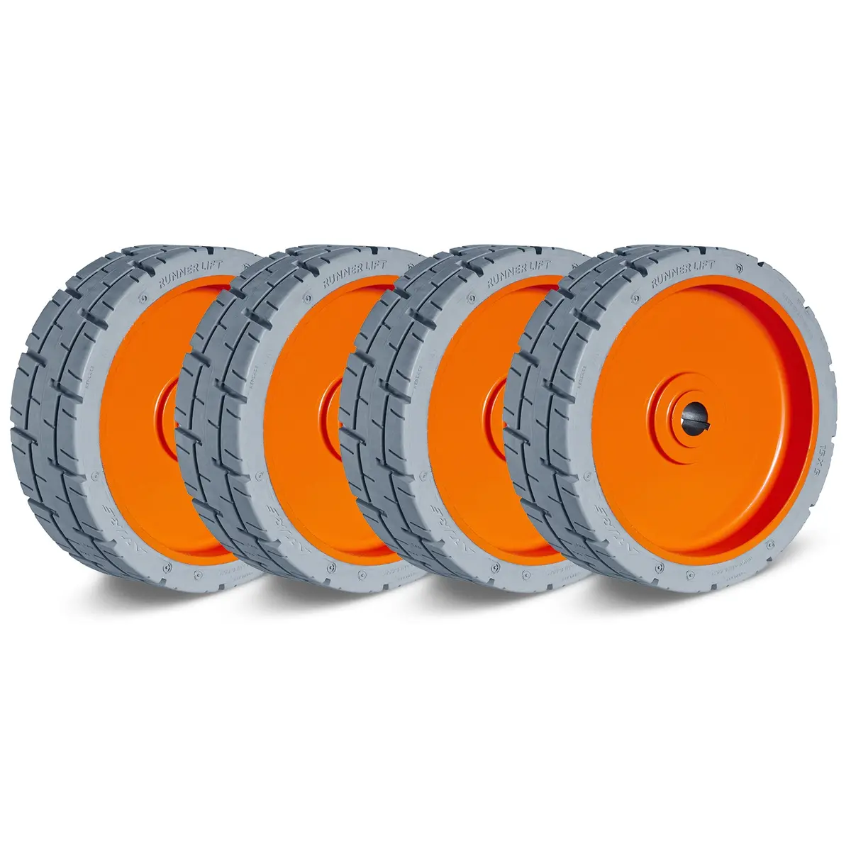 Genie Gs Scissor Lift Tire & Wheel Assembly 15X5 Set Of 4-(155) 1
