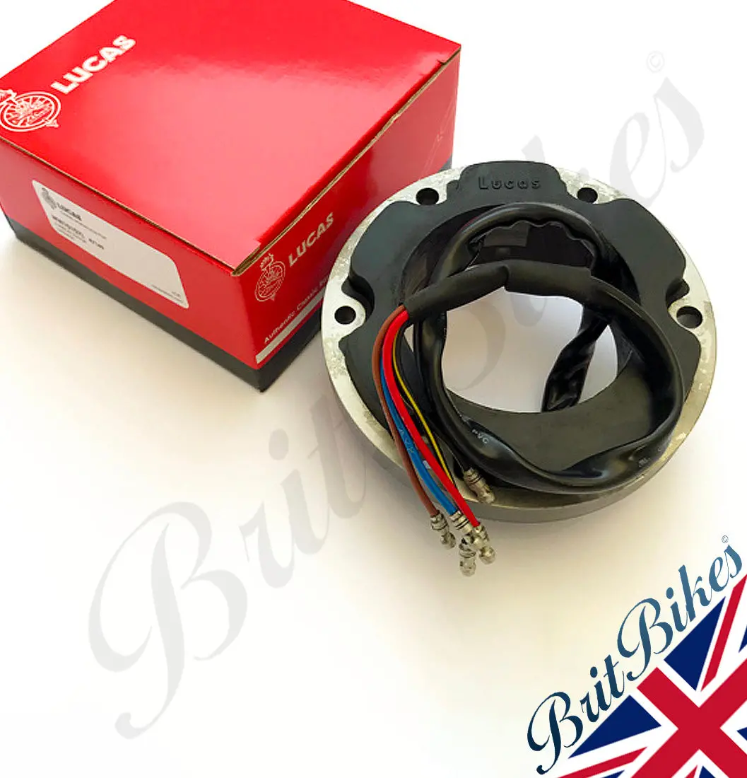 Genuine Lucas 47149 Rm15 Energy Transfer 5 Wire Stator Bsa A65 Triumph T120 Tr6 1