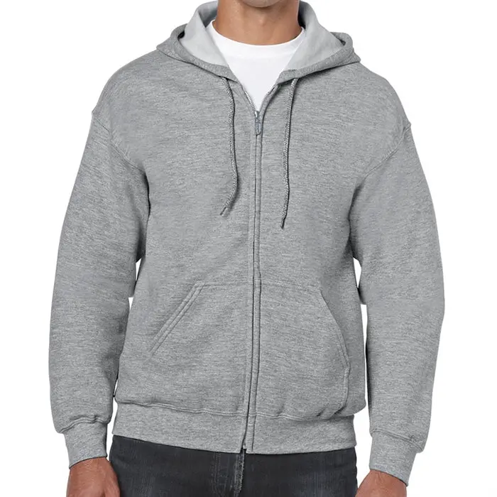 Gildan Zippered Fleece Hoody 1