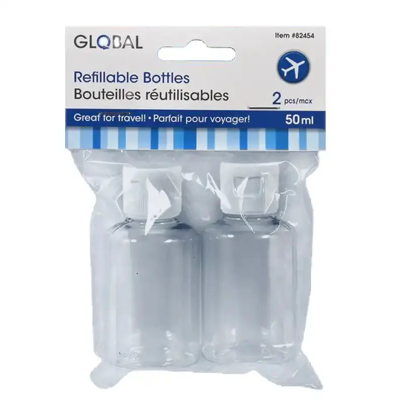 Flip-Top Travel Bottle 2Pk 1