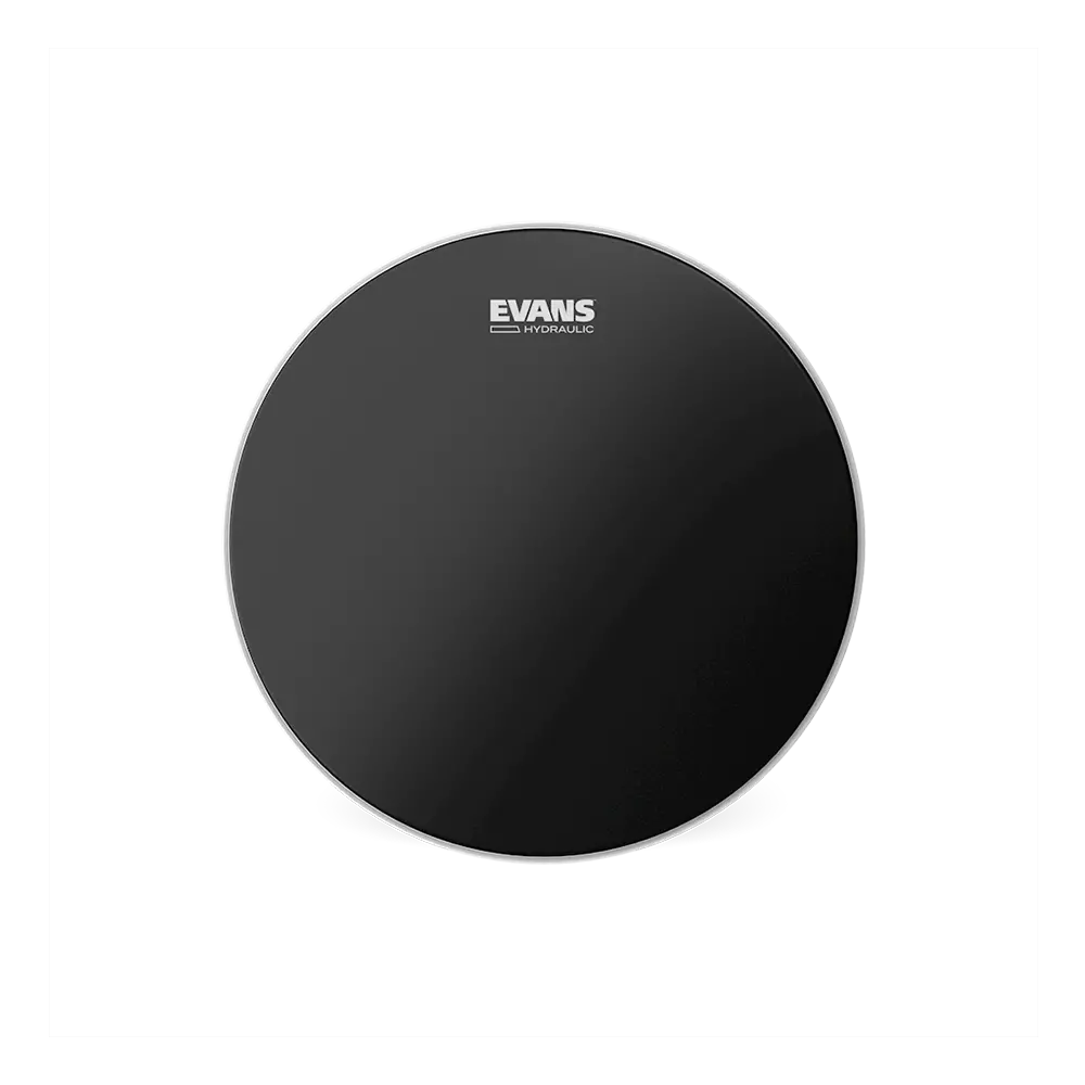 Evans Hydraulic Blk Coated Snare Batter 1