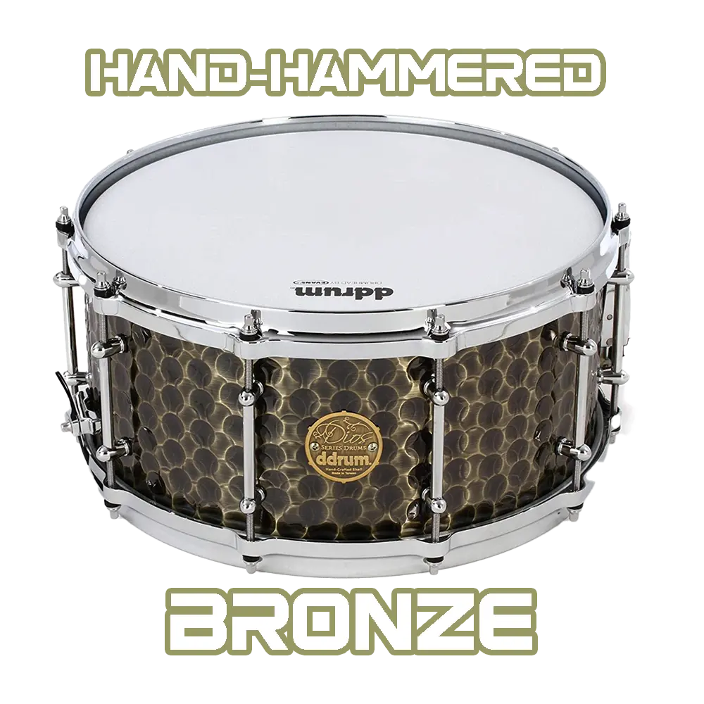 Ddrum Dios Snare Drum Special Bronze Snare 1
