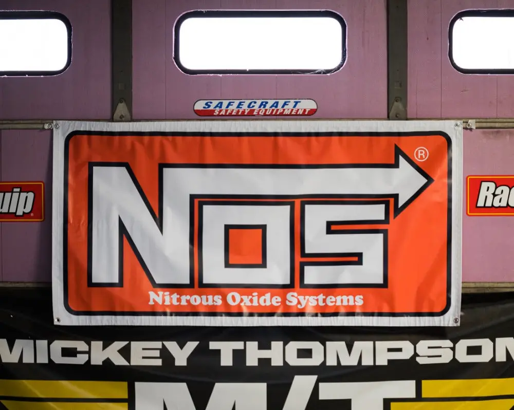 Nos (Nitrous Oxide System) - 2X4ft Shop Banner 1