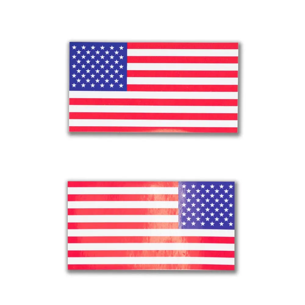 Usa Flag - Sticker Pair (2 Stickers Per Set) 1