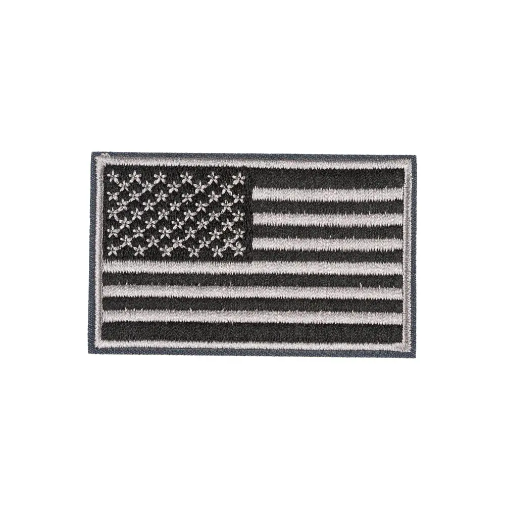 American Flag Black Patch 1