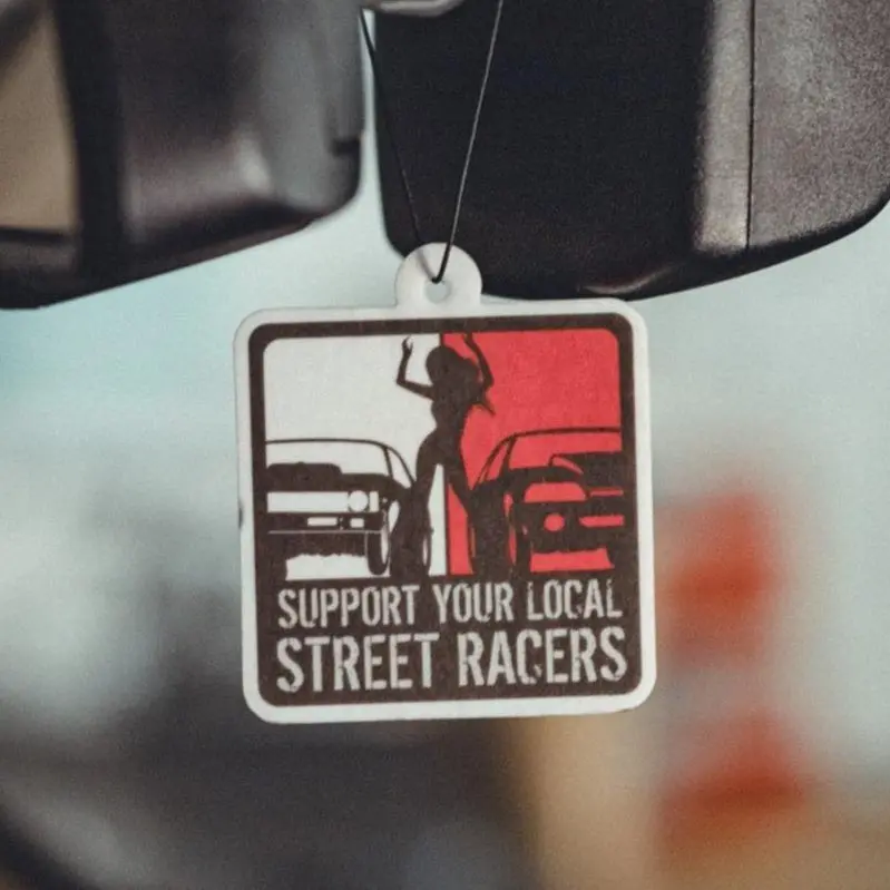 Support Your Local Street Racer Air Freshener 1