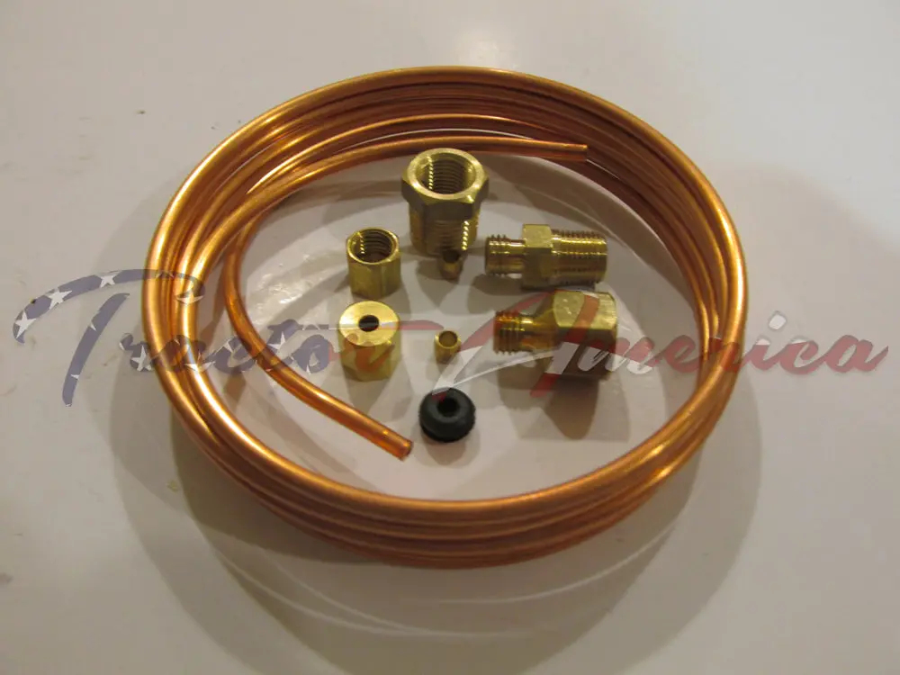 Oil Pressure Gauge Copper Tubing Kit 6' X 1/8 Compatible With Minneapolis Moline 1