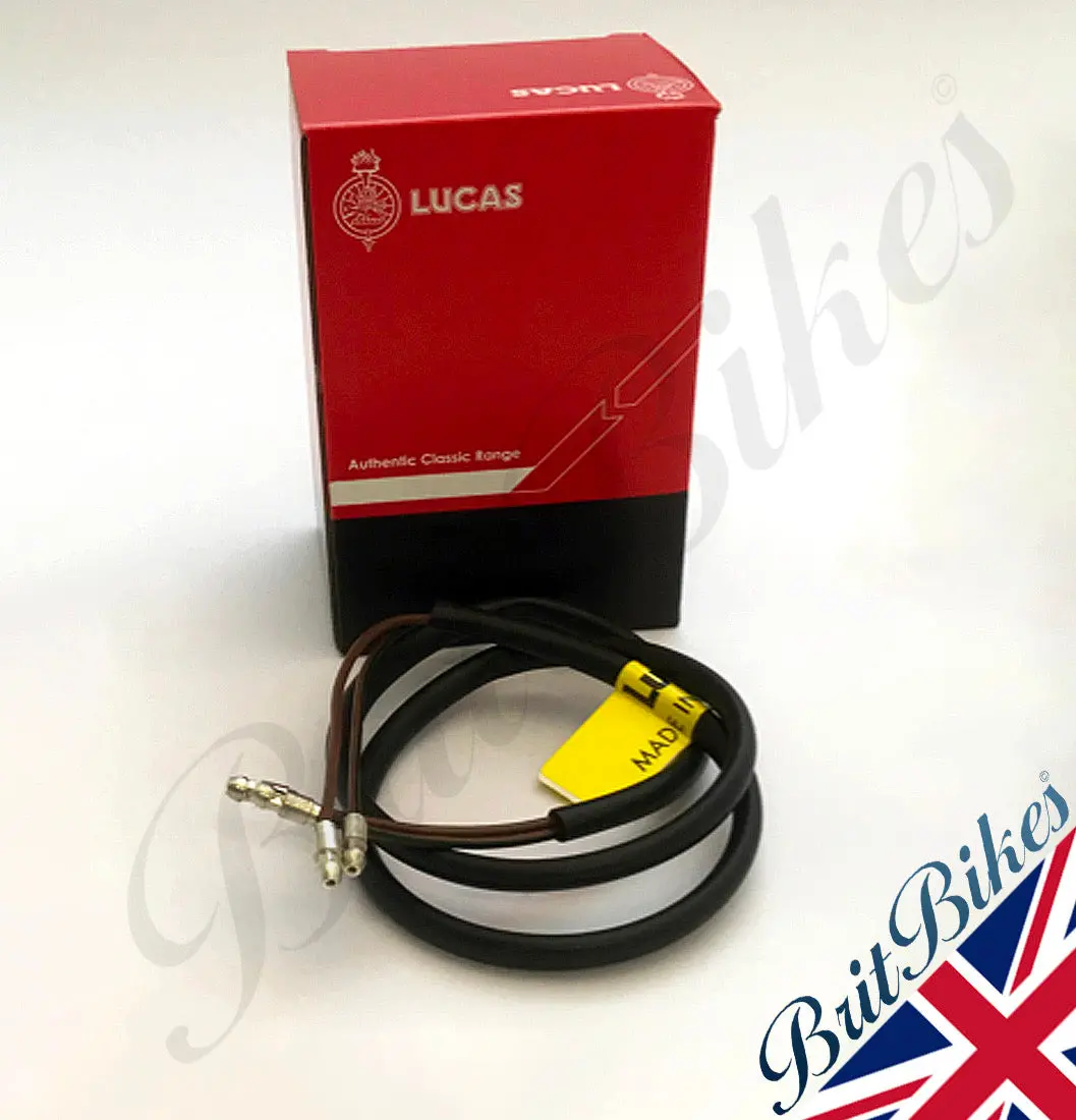 Genuine Lucas Universal 30" - 2 Core Motorbike Rear/Stop Lamp Mudguard Harness 1