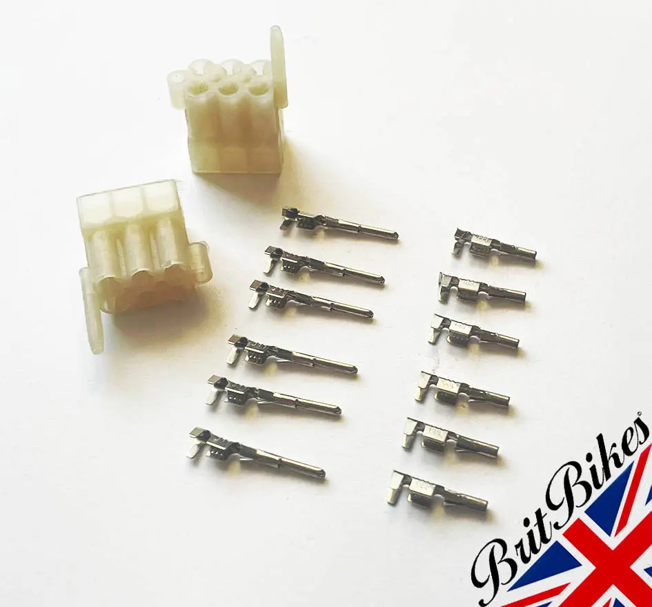 Lucas Rist Type 6 Pin Connector 169Sa 181Sa Handlebar Switch Bsa Norton Triumph 2