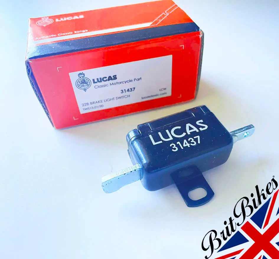 Genuine Lucas 22B Slide Pull Brake Light Switch Bsa Enfield Norton Triumph 31437 2