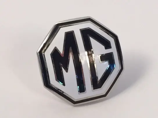 Radiator/Spare Wheel Medallion, Black & White 1