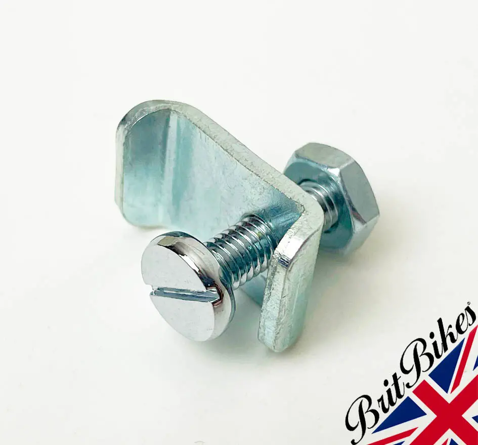 Lucas Headlamp Chrome Rim Fixing Fastener Clip Screw Bsa Triumph Norton 99-0690 1