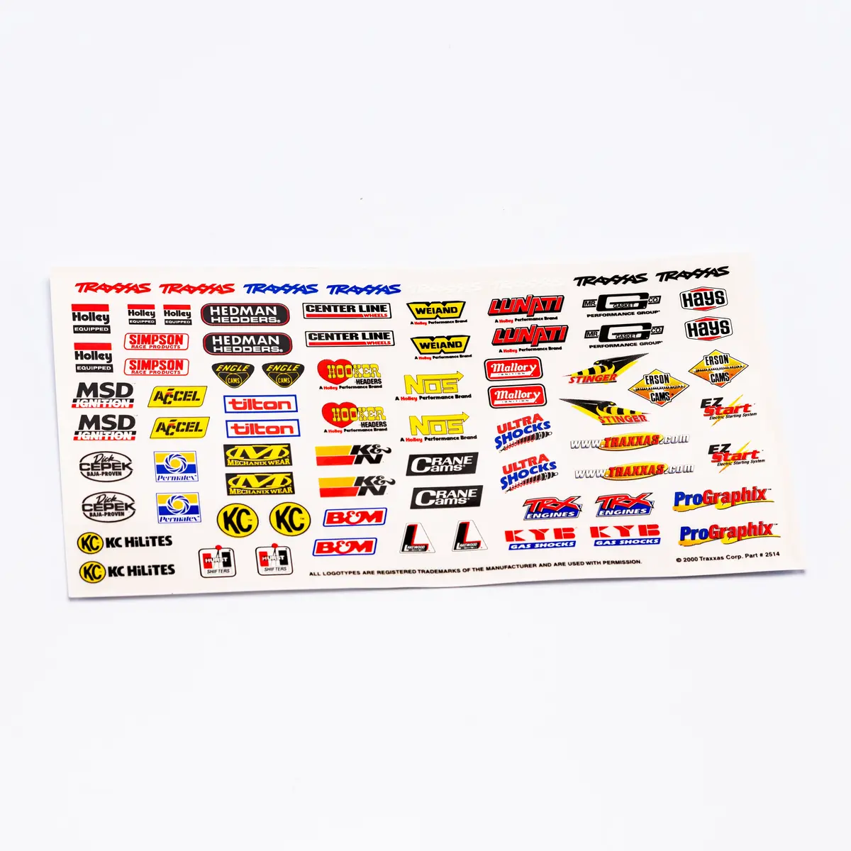 Traxxas Mini Sticker Sheet 1