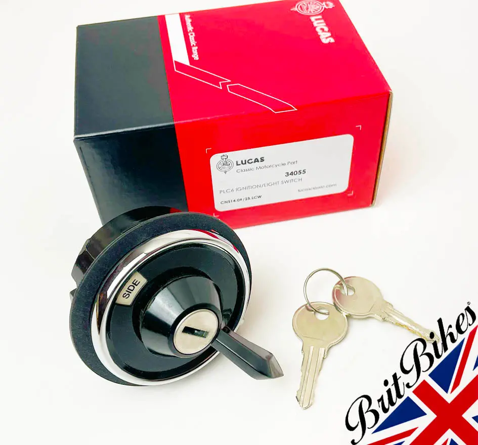 Genuine Lucas Plc6 Ignition Light Switch - Off-Side-Head 34055 Car Motorcycle 1