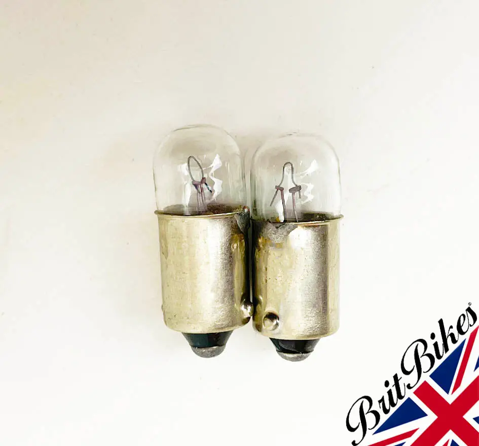 Genuine Lucas Motorcycle Pilot Light Bulb 12V 4W Ba9s Llb233t - Choose Qty 5