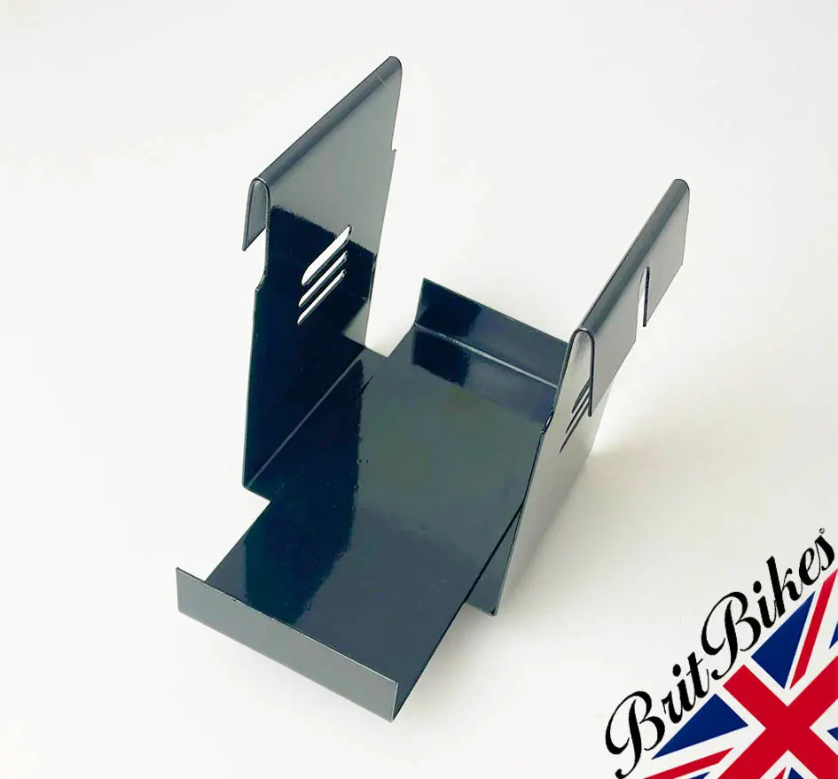 Triumph T120 Battery Carrier Tray Unit Pre Oif Models Powder Coat Black 82-8024 1