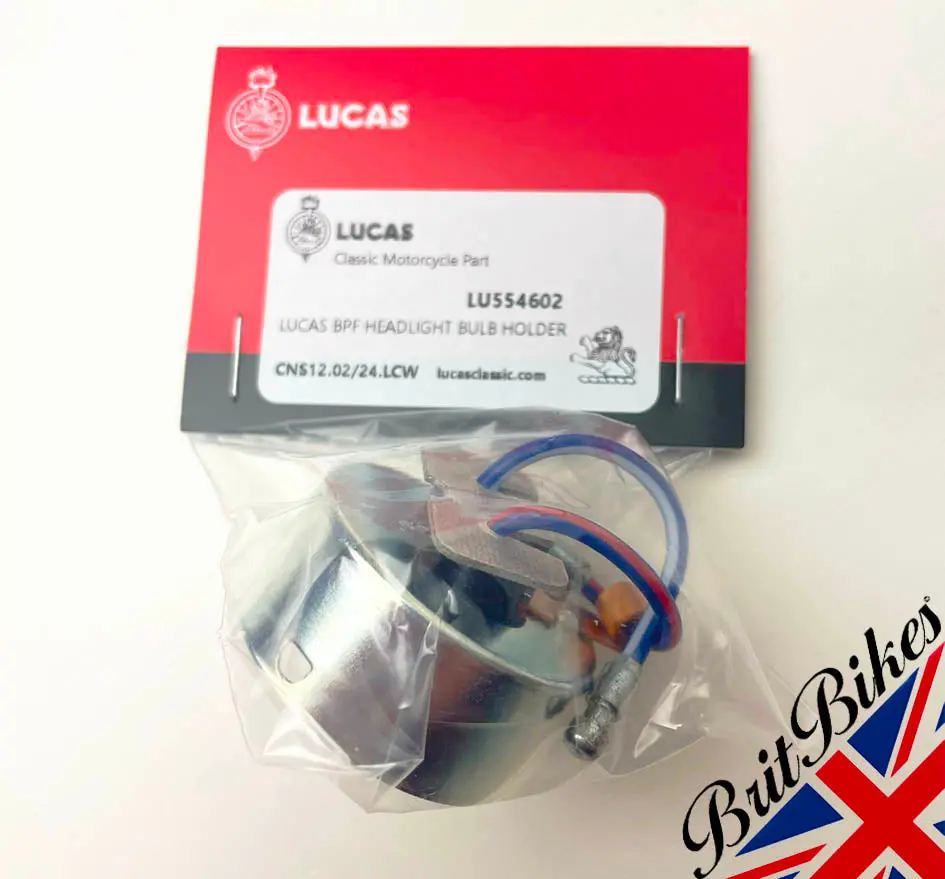 Lucas Bulb Holder Universal For Main Bpf Headlight 554602 - Bsa Triumph Norton 1